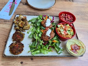 Mixed Plate at Vegan House in Antalya