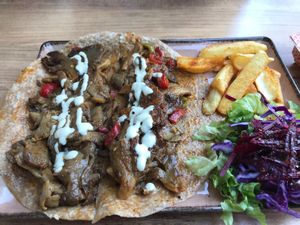 Shawarma at Vegan House in Antalya