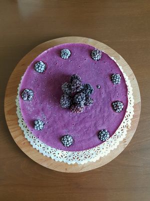 Vegan cheese cake at Vegan House in Antalya