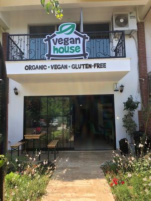 Front of the Vegan House  at Vegan House in Antalya