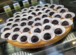 Vegan bitter chocolate   at Vegan House in Antalya