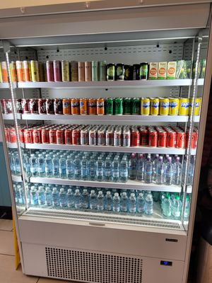 Cold Drinks Display #Veganuary at Cadwaladers in Criccieth