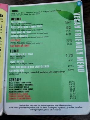 Vegan Menu #Veganuary at Cadwaladers in Criccieth