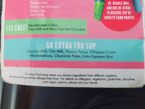 Information on Plant Milks and Dairy Free Hot Chocoloate #Veganuary at Cadwaladers in Criccieth