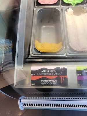 Mango Sorbet (Vegan) #Veganuary at Cadwaladers in Criccieth