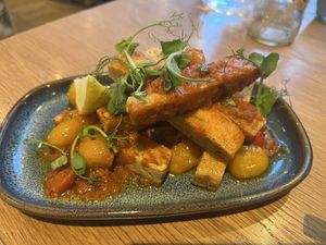 Tofu pil pil  at Punch Bar and Tapas in Honley
