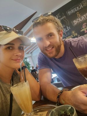 Iced coffee with RUM. One pistachio and one chocolate. at Kavarna in slaščičarna Nabucco in Gornja Radgona