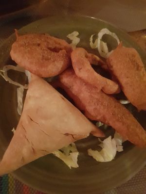 Fried options at Masala in Panama City