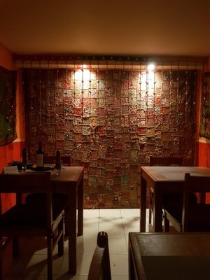 Dining area at Masala in Panama City
