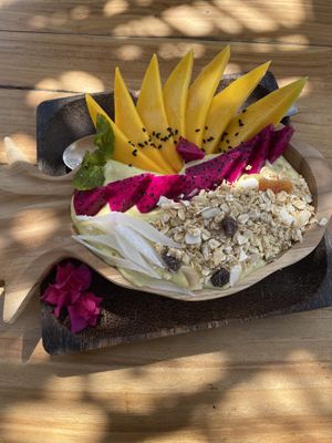 Tropical smoothie bowl with substitution  at Tropical Juice Corner in Lembongan