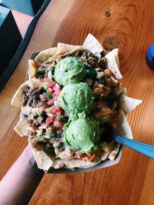Their nachos are a must try!!!!! :-) at Vegan GreenGO in Santa Barbara