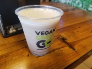 Horchata at Vegan GreenGO in Santa Barbara
