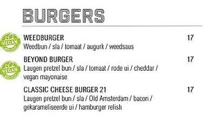 vegan options at Vlint 21 in Borger
