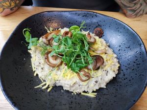 Main risotto at Vlint 21 in Borger