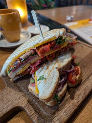 Vegan veggie tosti at Vlint 21 in Borger
