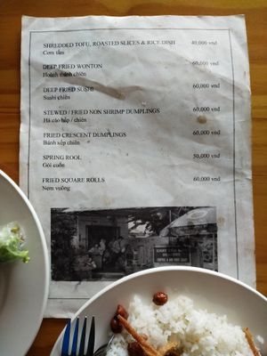 Menu page 2 at Chay Con Dao Healthy in Con Dao