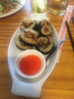 Sushi chien at Chay Con Dao Healthy in Con Dao