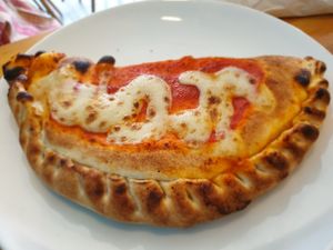 Vegan Calzone at Make It Pizza and Salad in Koh Phangan