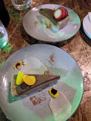 Caramel slice at Greenhouse Canteen & Bar in South Brisbane