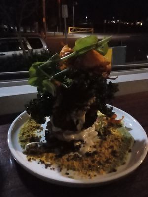 Burger at Greenhouse Canteen & Bar in South Brisbane