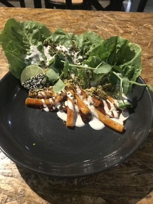 Korean noodles - spicy!! at Greenhouse Canteen & Bar in South Brisbane