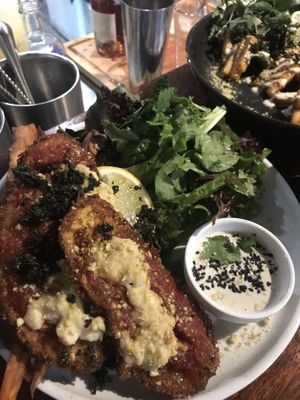 Eggplant Parmigiana- amazing!! at Greenhouse Canteen & Bar in South Brisbane