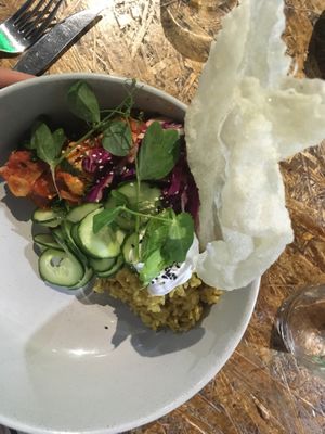 Jackfruit Rogan Josh  at Greenhouse Canteen & Bar in South Brisbane