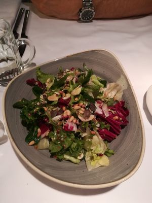 fresh seasonal salad at Gostilna Krištof in Kranj