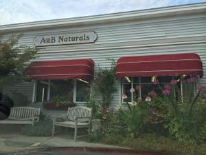 A&B Naturals storefront at A and B Naturals in Bar Harbor