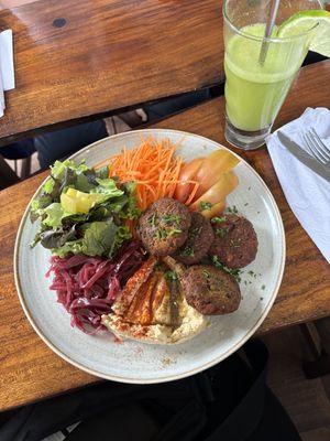 falafel bowl  at Cumana Bistro Food in Salento
