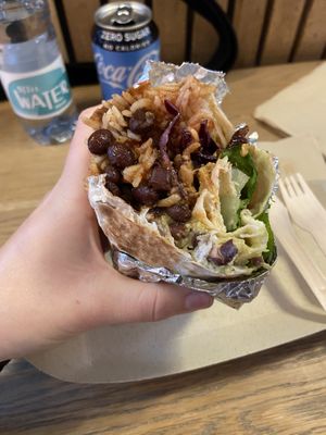 BBQ burrito  at Zocalo in Copenhagen