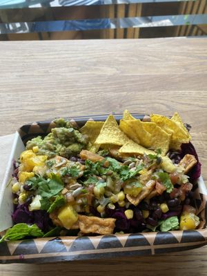 Bowl w Vegan Strips  at Zocalo in Copenhagen