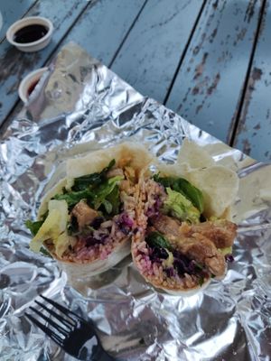 Vegan protein burrito at Zocalo in Copenhagen