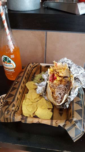 Buena vista burrito with jackfruit at Zocalo in Copenhagen