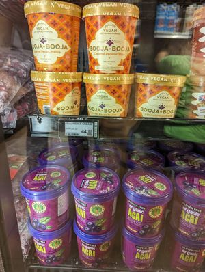 Vegan ice cream at Organic Foods and Cafe - SZR  in Dubai