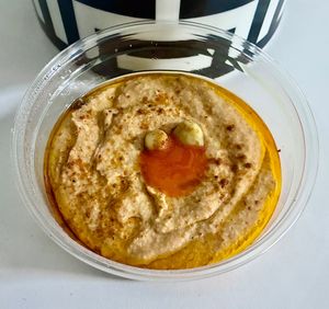 Sriracha hummus at Organic Foods and Cafe - SZR  in Dubai