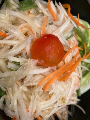 Papaya salad  at Kittiwat Thai Kitchen in Frederick