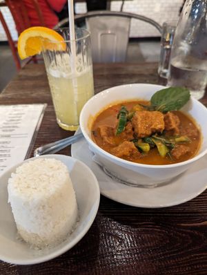 Pumpkin curry at Kittiwat Thai Kitchen in Frederick
