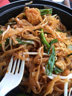 Vegan Pad Thai with Tofu at Kittiwat Thai Kitchen in Frederick