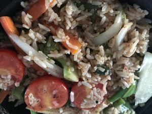 Thai fried rice at Kittiwat Thai Kitchen in Frederick