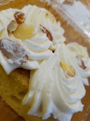 Butter almond cake at Green Soma Vegan Cafe in Hapeville