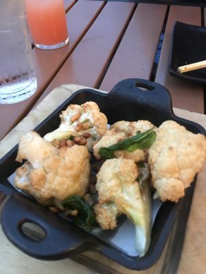 Cauliflower appetizer  at JINYA Ramen Bar in Fairfax