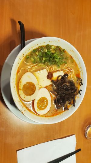 Extra vegan egg and mushroom at Ramen Danbo - Kitsilano in Vancouver