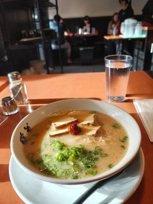 Classic ramen with gluten-free noodles at Ramen Danbo - Kitsilano in Vancouver