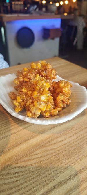 Corn fritters at Nami in Varberg