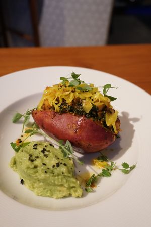 Vegan Jacket Orange Sweet Potato  at Sequel Bistro & Juice Bar - Kala Ghoda in Mumbai