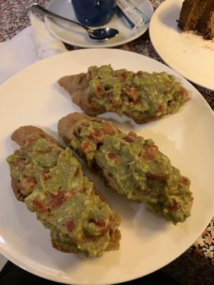 avo toast at Twelve Tables in Yerevan