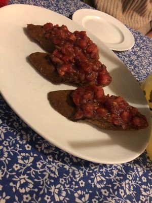 Bruschetta tomato - reallo good at Twelve Tables in Yerevan