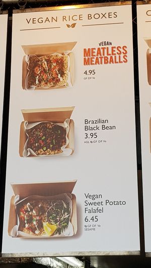 Boxes for vegans at LEON - South Kensington in South West London