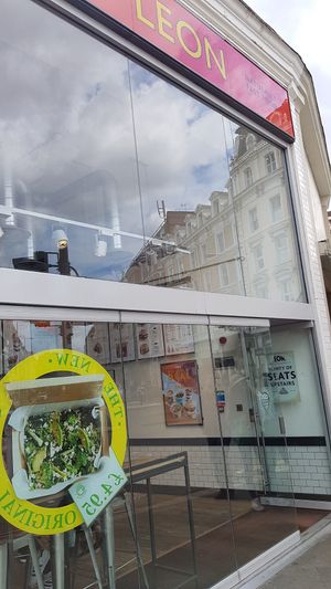 Window at LEON - South Kensington in South West London